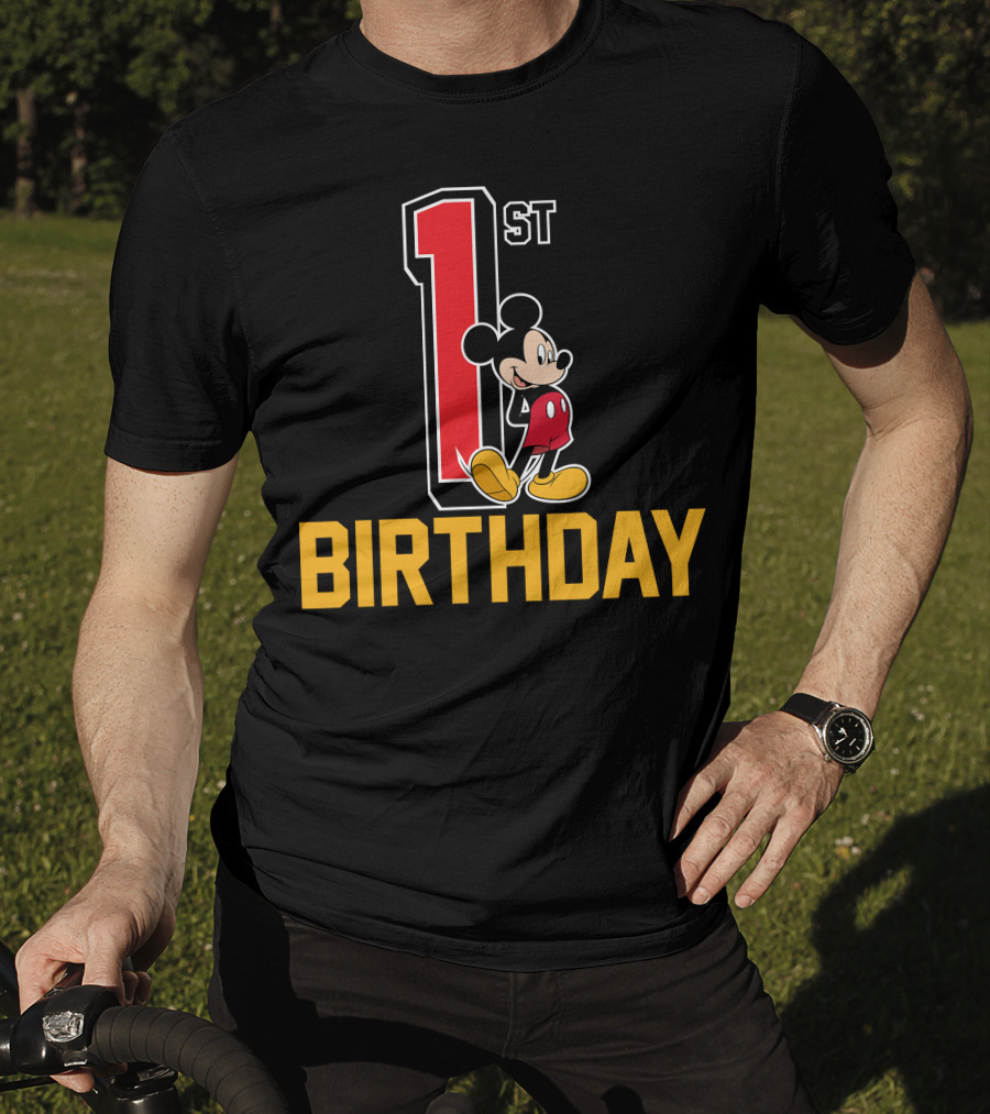 Disney Mickey Mouse 1st Birthday T-Shirt