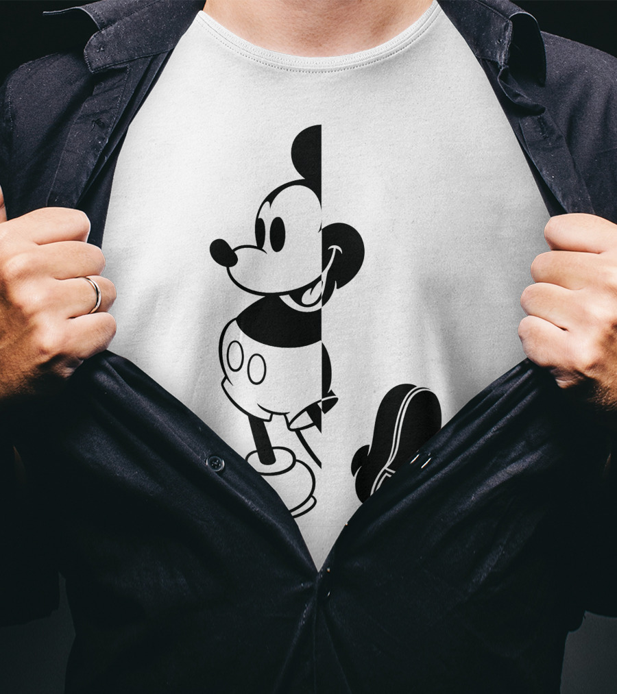 Disney Mickey Mouse Split T-Shirt