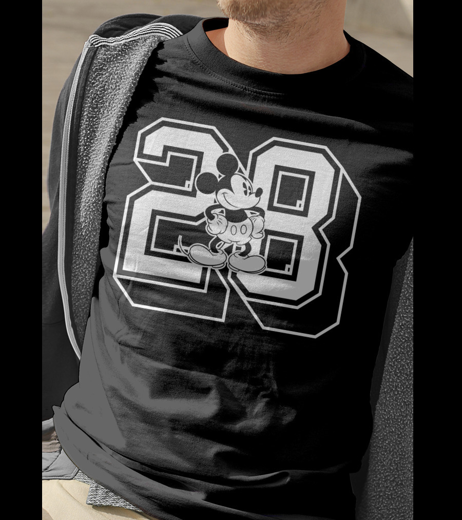 Mickey Mouse 28 Sporty Stance T-Shirt