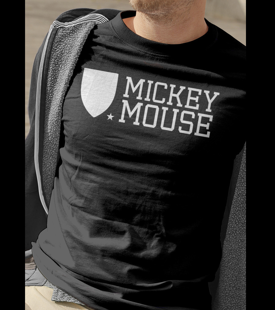 Mickey Mouse University Shield Emblem T-Shirt
