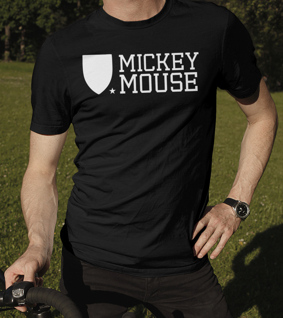 Mickey Mouse University Shield Emblem T-Shirt