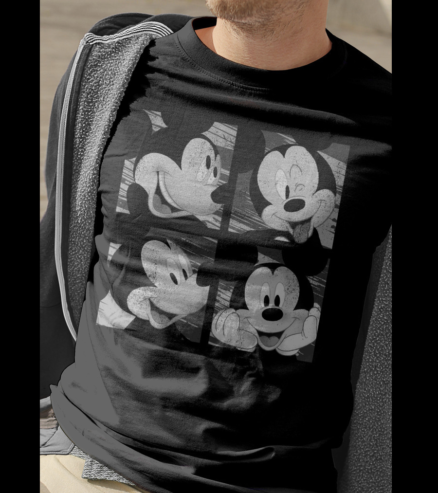 Disney Mickey Mouse Yearbook Vintage Expressions T-Shirt