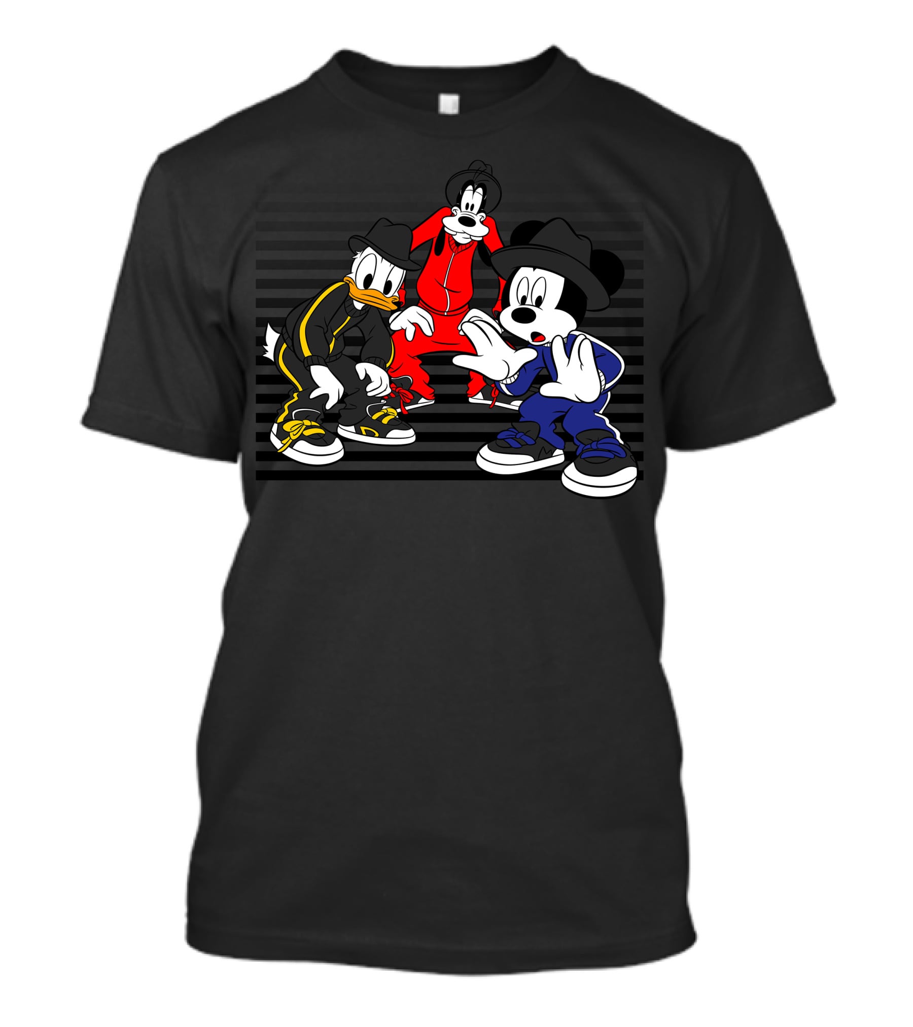 Disney Mickey Donald Goofy Hip Hop T-Shirt