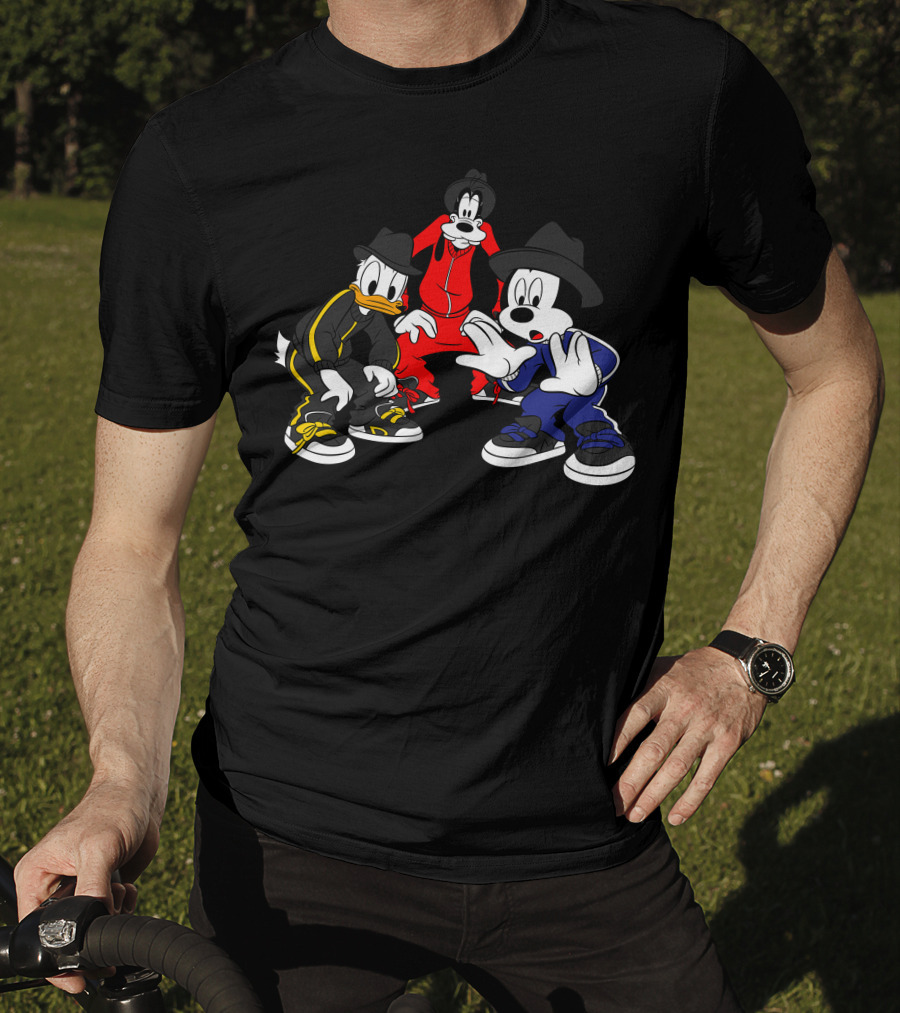 Disney Mickey Donald Goofy Hip Hop T-Shirt