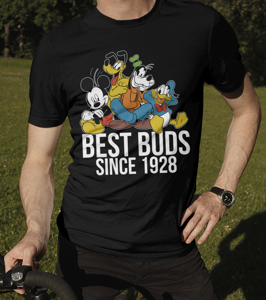 Best Buds Since 1928 Disney Mickeys 90th T-Shirt