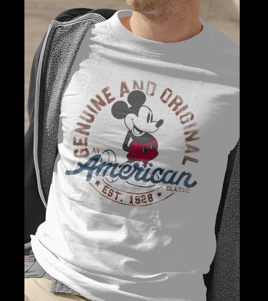 Genuine And Original Disney Mickey An American Classic Est. 1928 T-Shirt