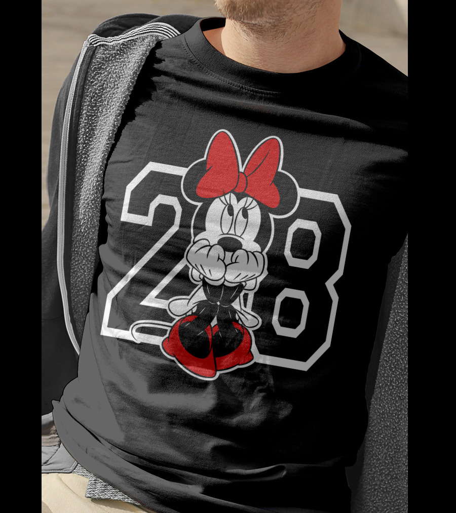 Disney Minnie Mouse 28 Retro Style Classic T-Shirt