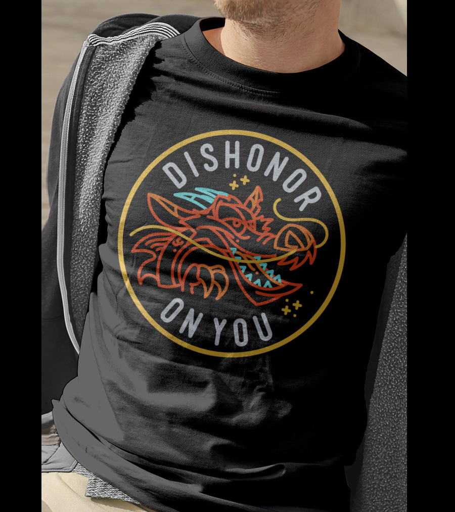 Dishonor On You Disney Mulan Mushu Stamp T-Shirt