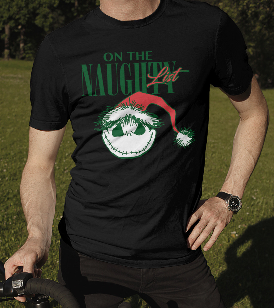 Nightmare Before Christmas On The Naughty List T-Shirt