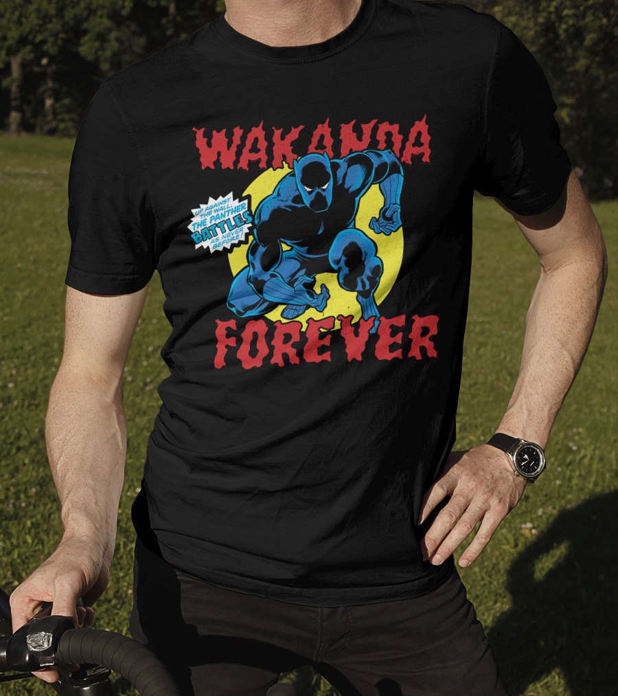 Wakanda Forever Marvel Black Panther Up Against The Panther Battles As Never Before T-Shirt