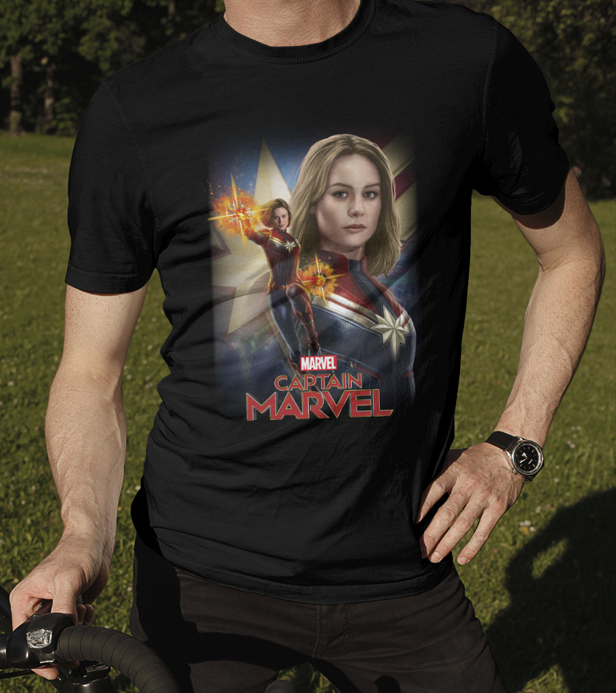 Marvel Captain Marvel Starburst Power T-Shirt