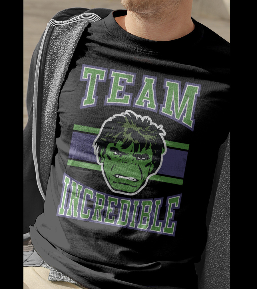 Marvel Classic Team Incredible Hulk Retro T-Shirt