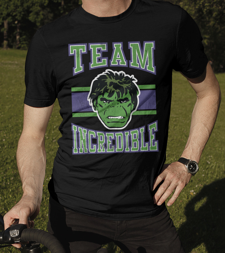 Marvel Classic Team Incredible Hulk Retro T-Shirt
