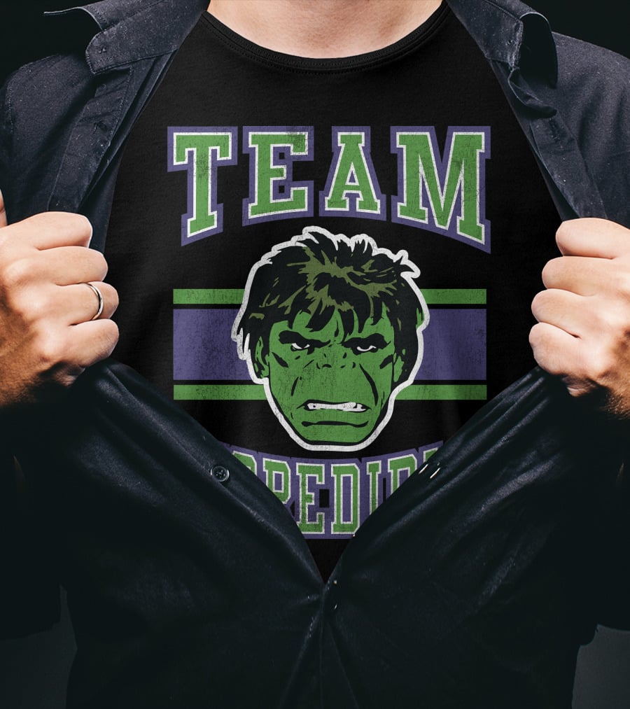 Marvel Classic Team Incredible Hulk Retro T-Shirt
