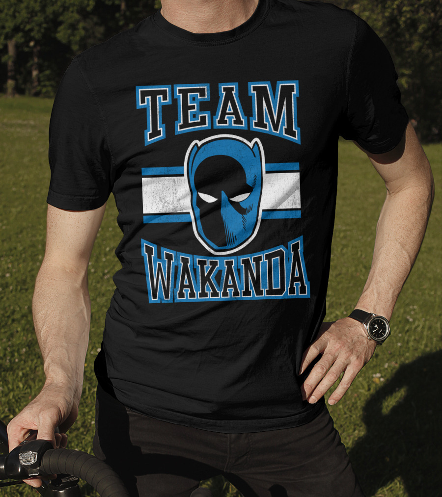 Team Wakanda Marvel Classic Black Panther T-Shirt