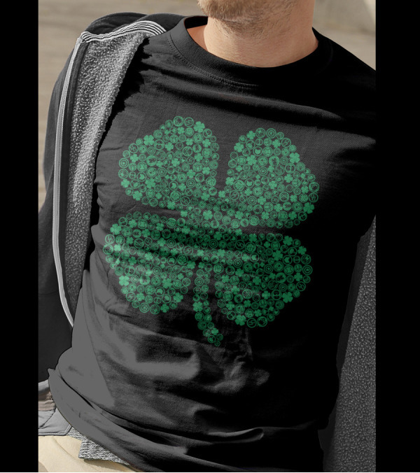 Marvel Hero Symbol Build Up Cloverleaf Icons T-Shirt