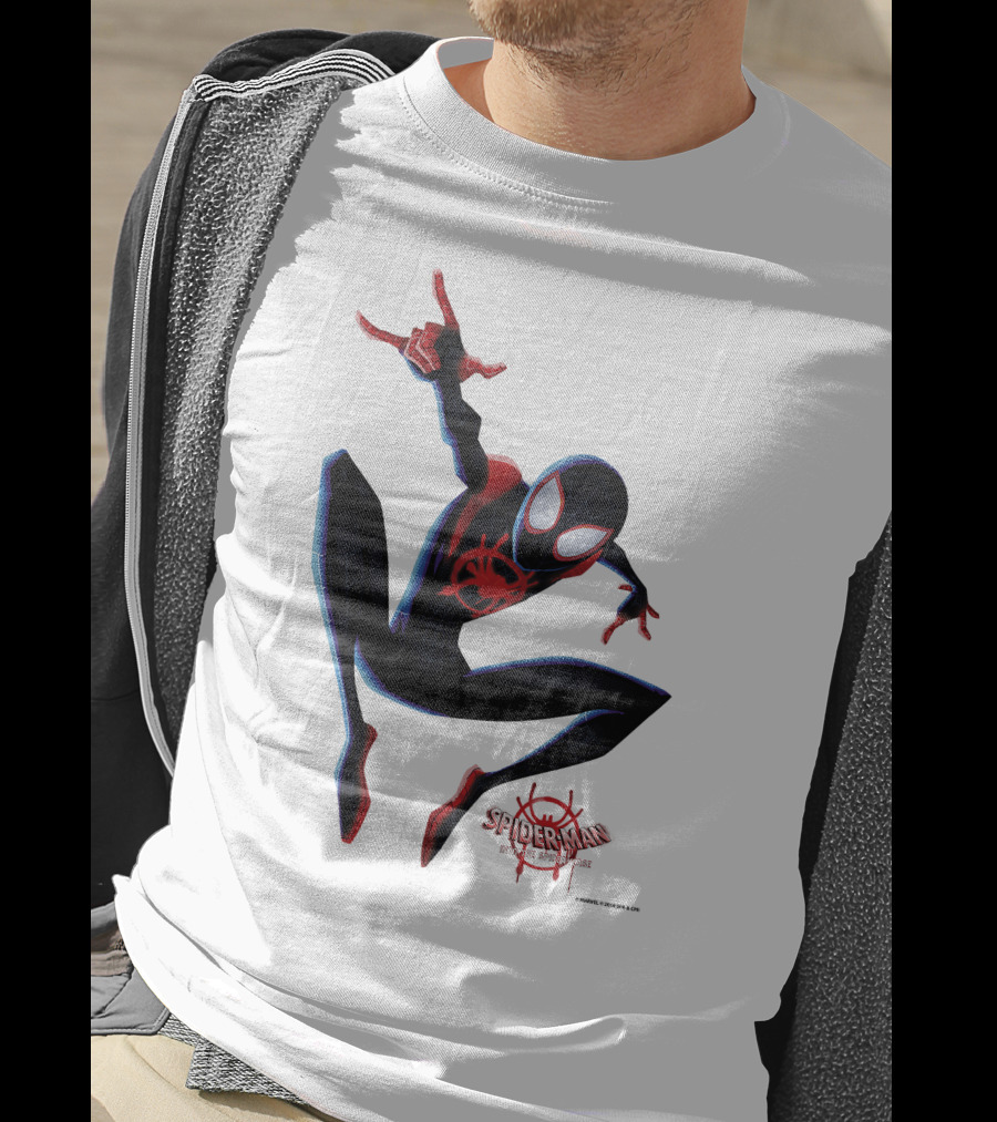 Spider-Man Into The Spiderverse Miles Morales Marvel T-Shirt