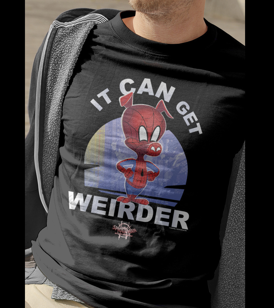 Marvel Spider-Man Into The Spider-Verse Spider-Ham It Can Get Weirder T-Shirt