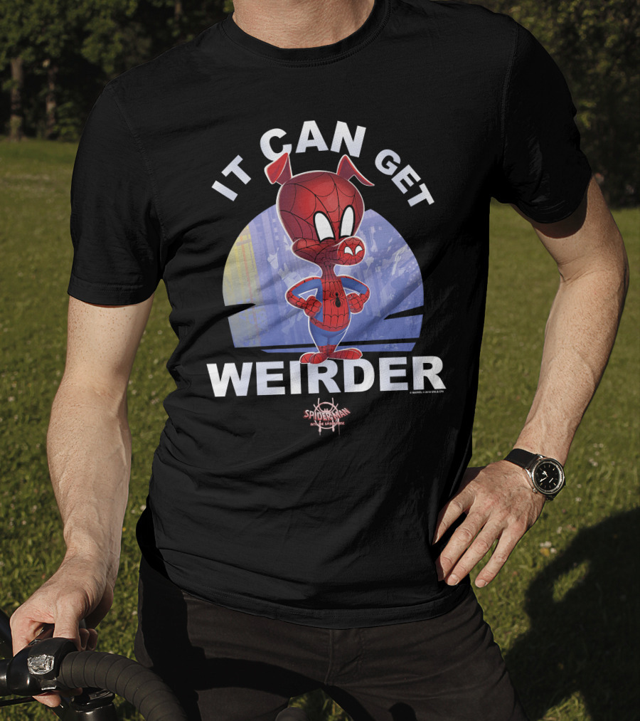 Marvel Spider-Man Into The Spider-Verse Spider-Ham It Can Get Weirder T-Shirt