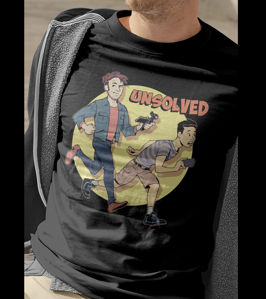 BuzzFeed Unsolved Animated Saturday Morning Mystery Adventure T-Shirt