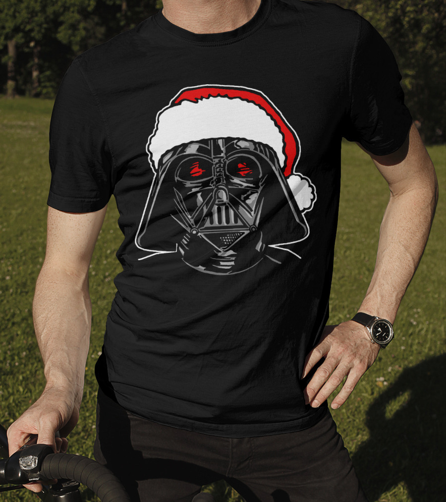 Star Wars Darth Vader Santa Sketch Holiday T-Shirt