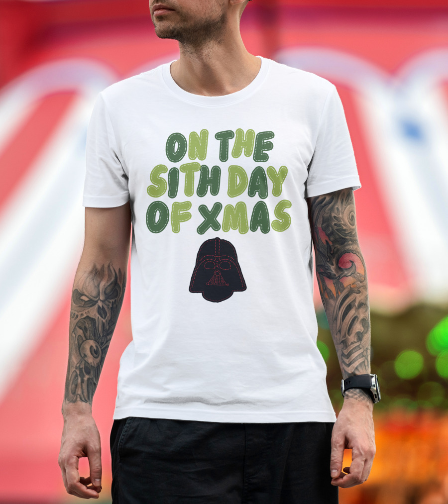Star Wars Darth Vader On The Sith Day Of Xmas T-Shirt