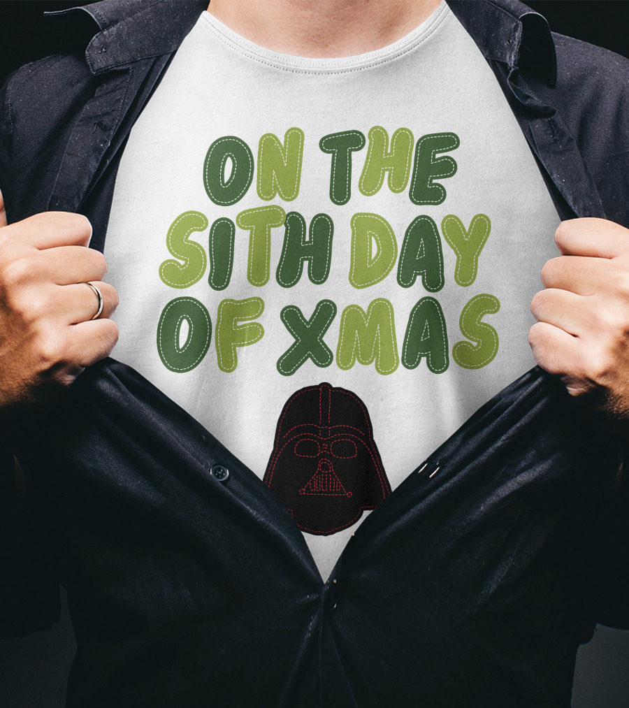 Star Wars Darth Vader On The Sith Day Of Xmas T-Shirt
