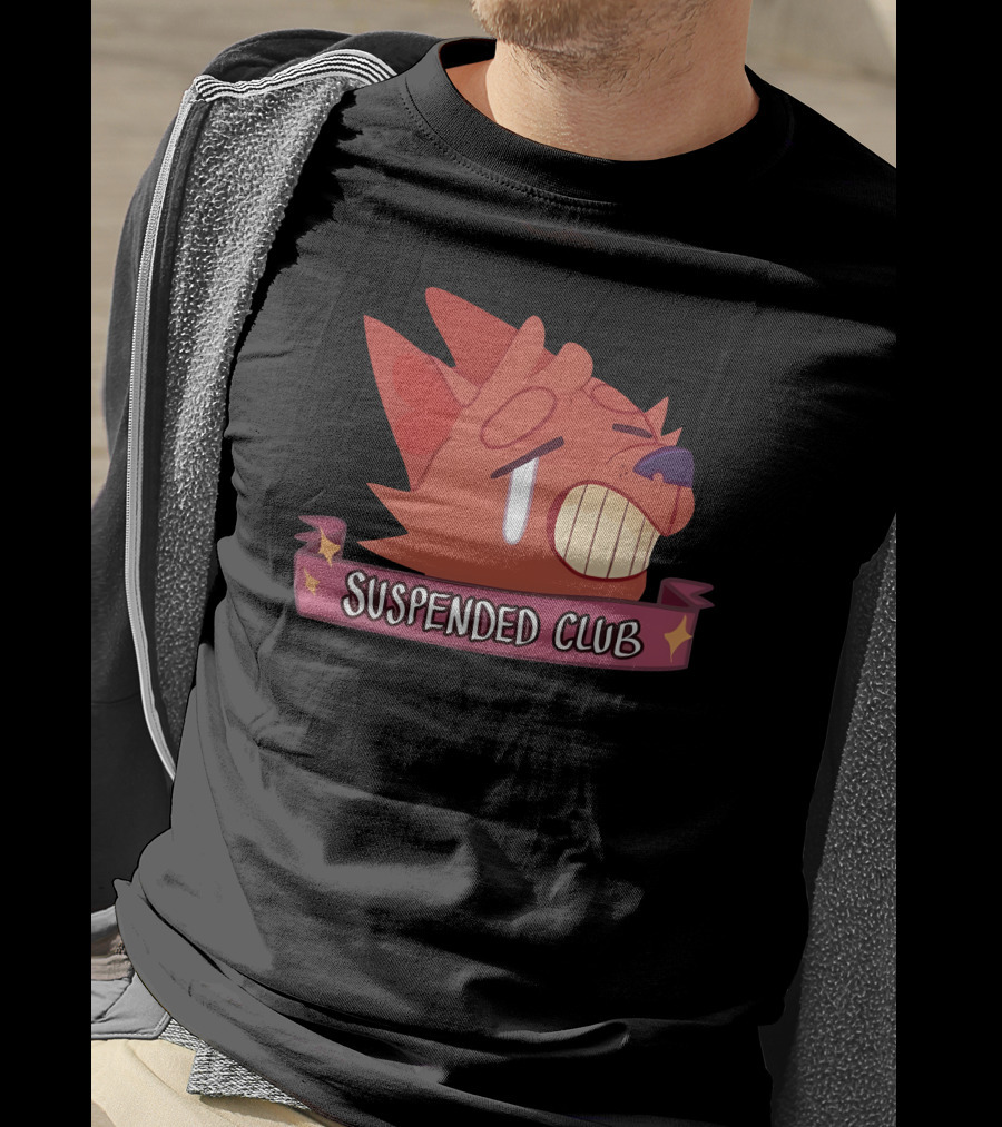 Suspended Club Fox Character T-Shirt
