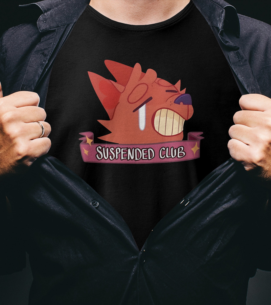 Suspended Club Fox Character T-Shirt