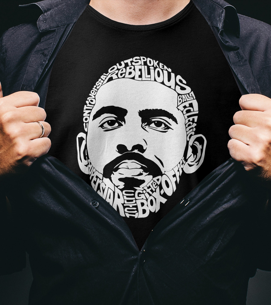 Kyrie Irving NBA Basketball Controversial Outspoken Rebellious T-Shirt