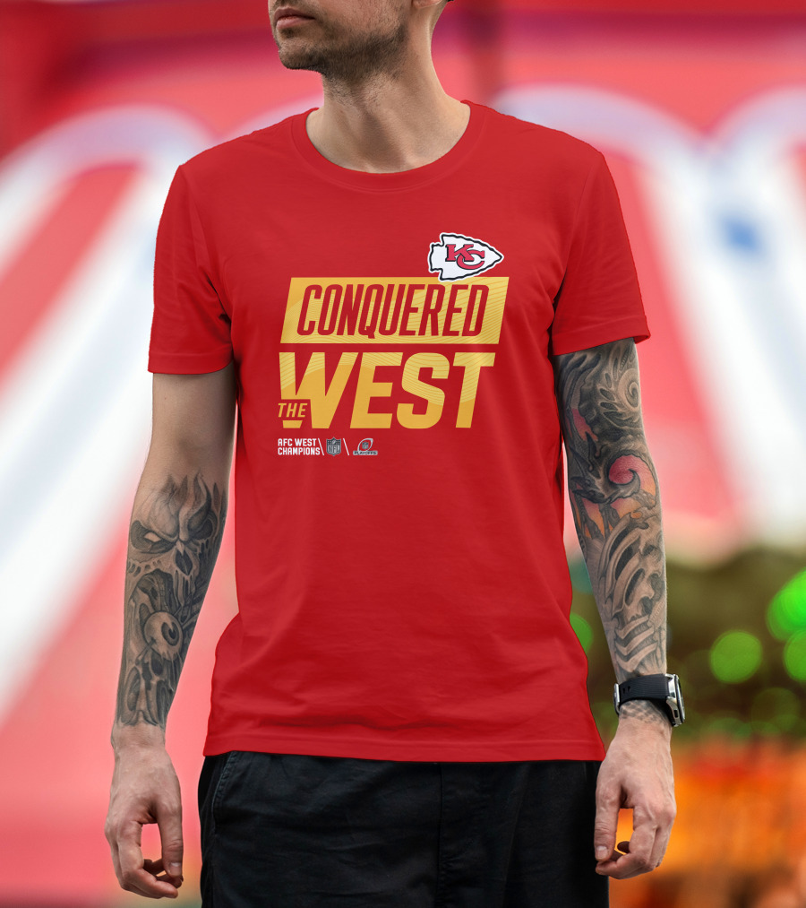 Kansas City Chiefs Conquered The West NFL Playoffs T-Shirt