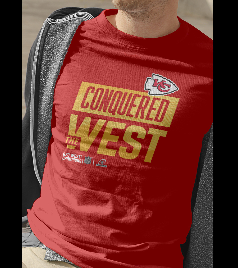 Kansas City Chiefs Conquered The West NFL Playoffs T-Shirt