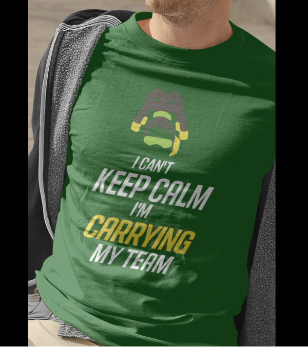 I Can't Keep Calm I'm Carrying My Team Gaming Headset Avatar T-Shirt