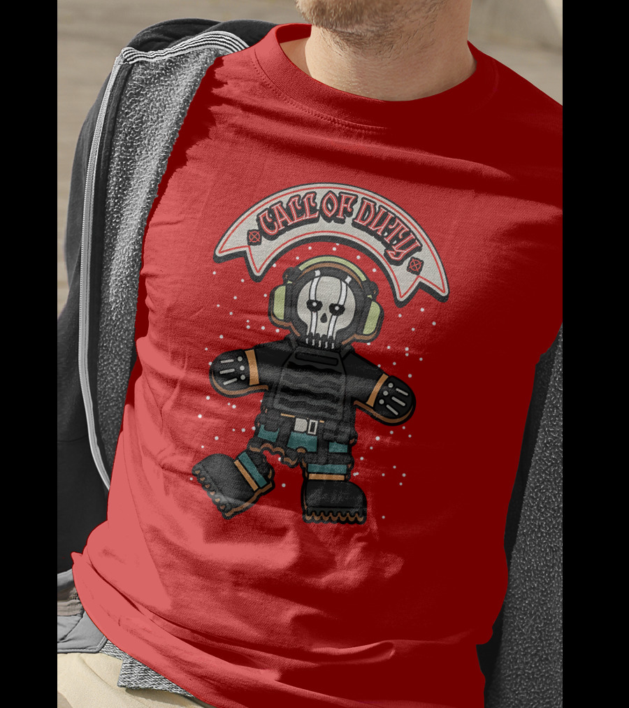 Call Of Duty Soldier Skull Headset T-Shirt