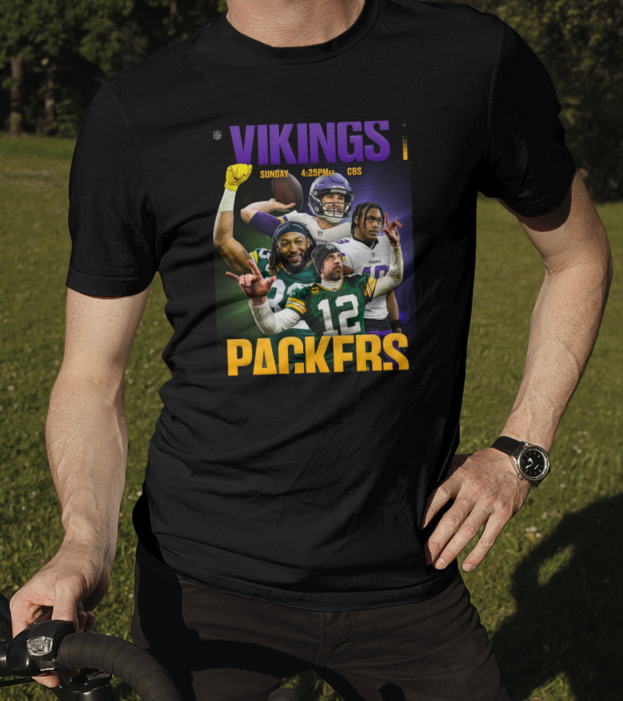 Vikings Packers Sunday 4:25PM CBS T-Shirt