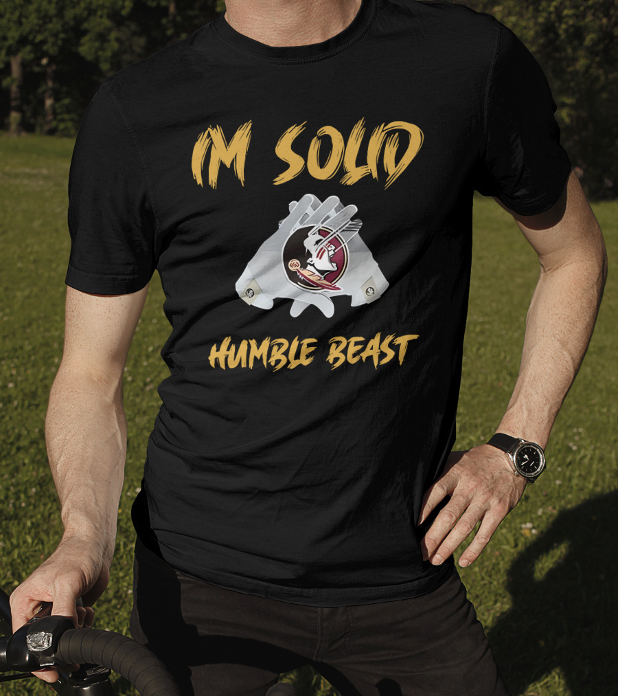 IM SOLID Humble Beast Gloves Tribal T-Shirt
