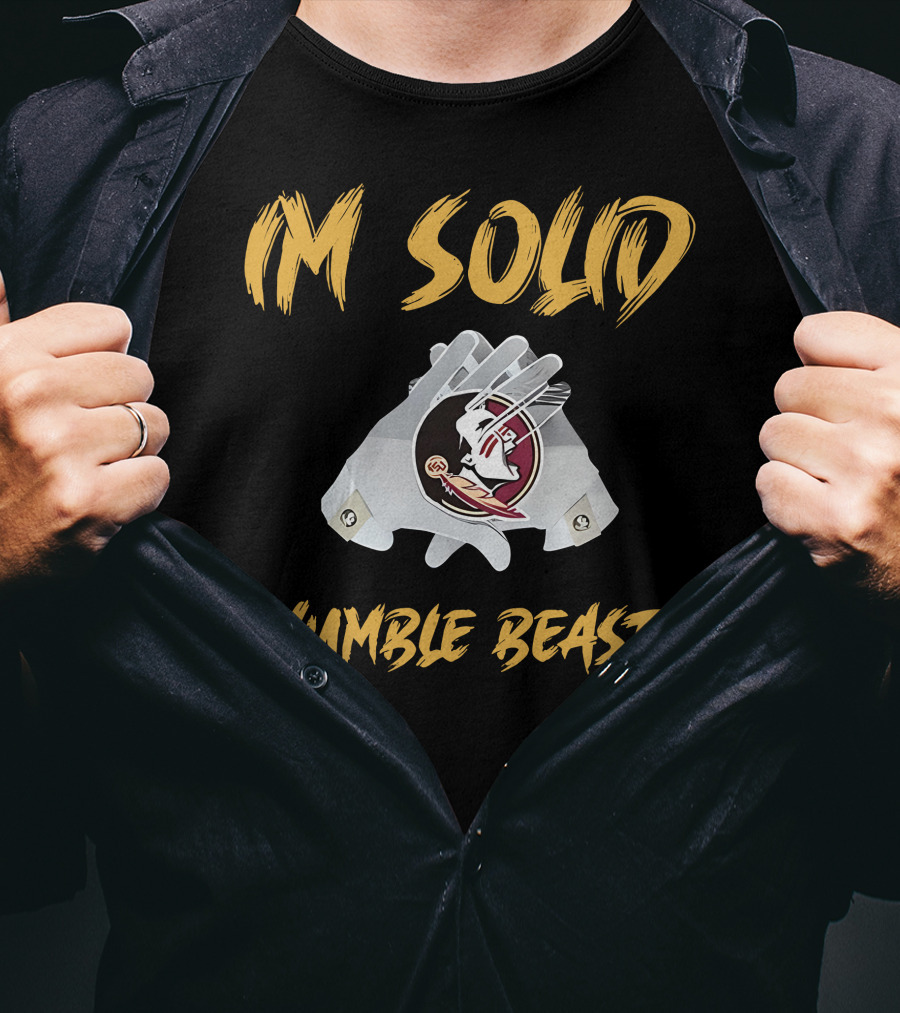 IM SOLID Humble Beast Gloves Tribal T-Shirt
