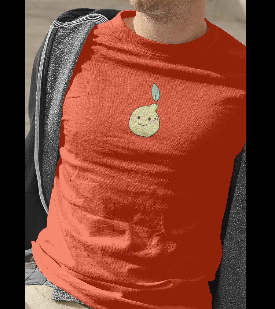 Cavetown Lemon Boy Robbie Leaf Happy Face T-Shirt