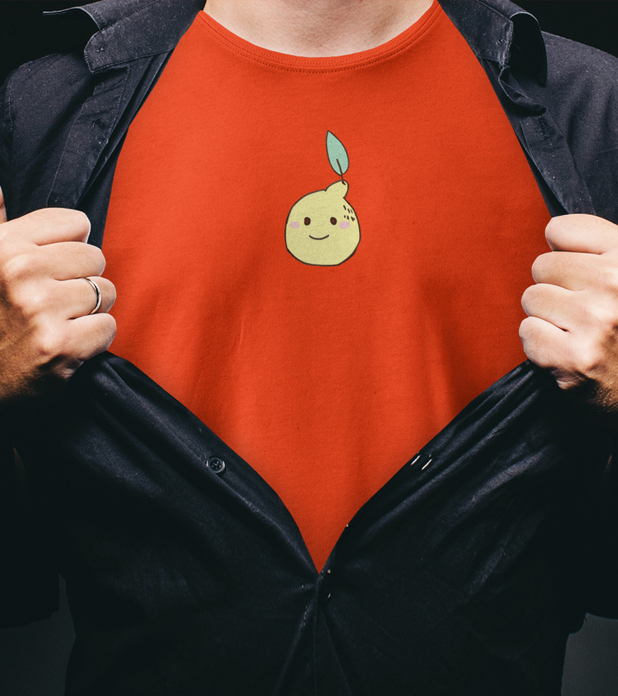 Cavetown Lemon Boy Robbie Leaf Happy Face T-Shirt