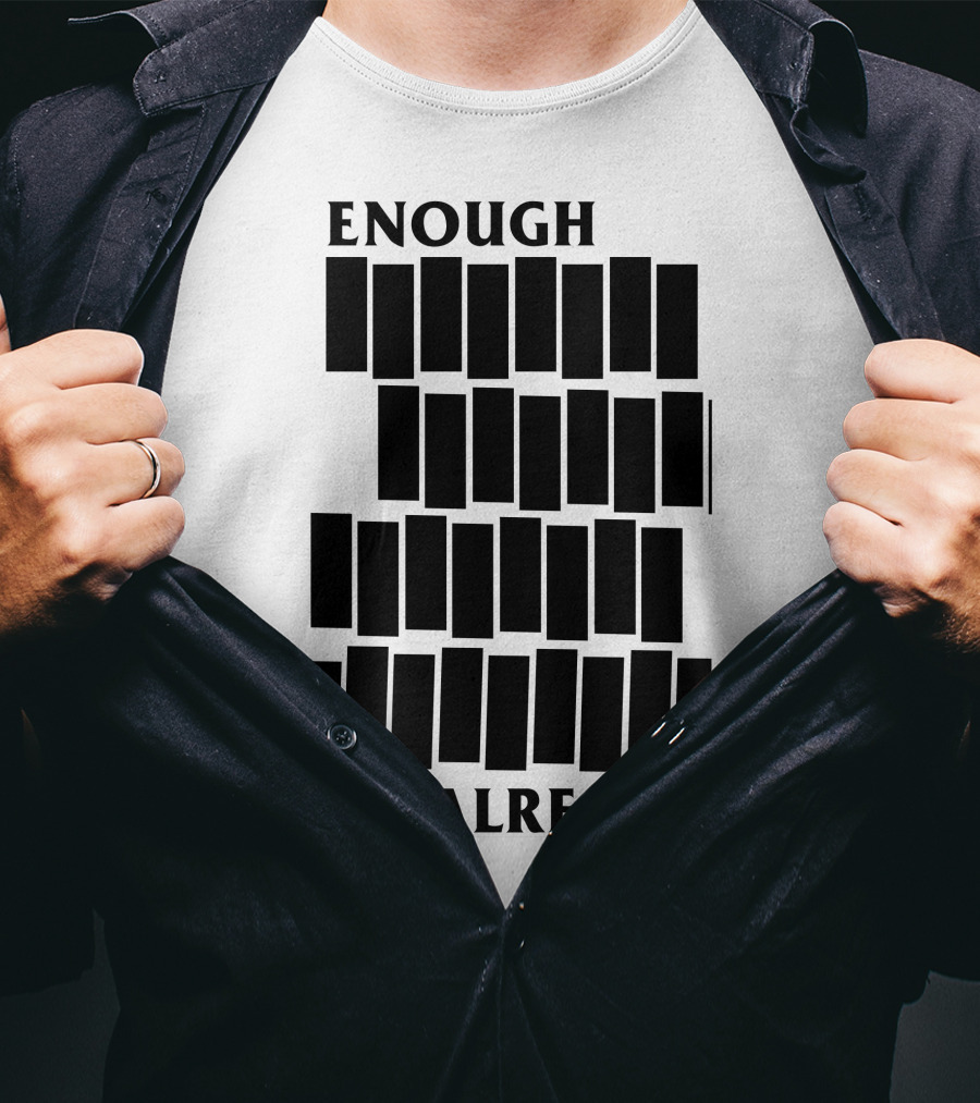 Enough Already Bomb The Music Industry Asian Man Records Merch T-Shirt