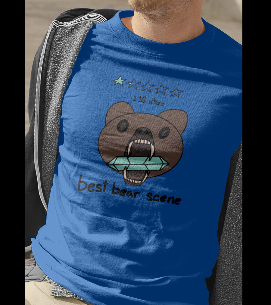 1.16 Stars Best Bear Scene Crystal Bonfire Merch T-Shirt