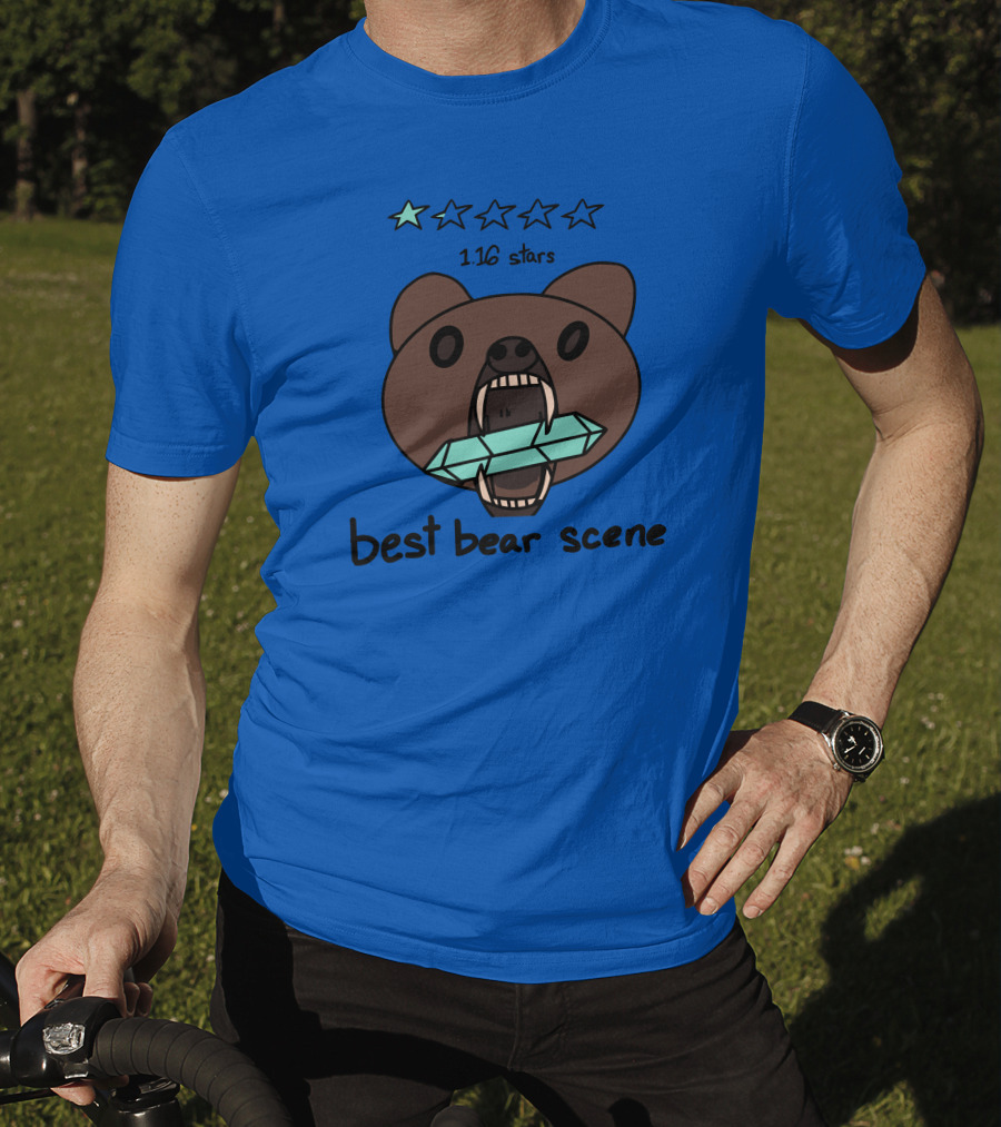 1.16 Stars Best Bear Scene Crystal Bonfire Merch T-Shirt
