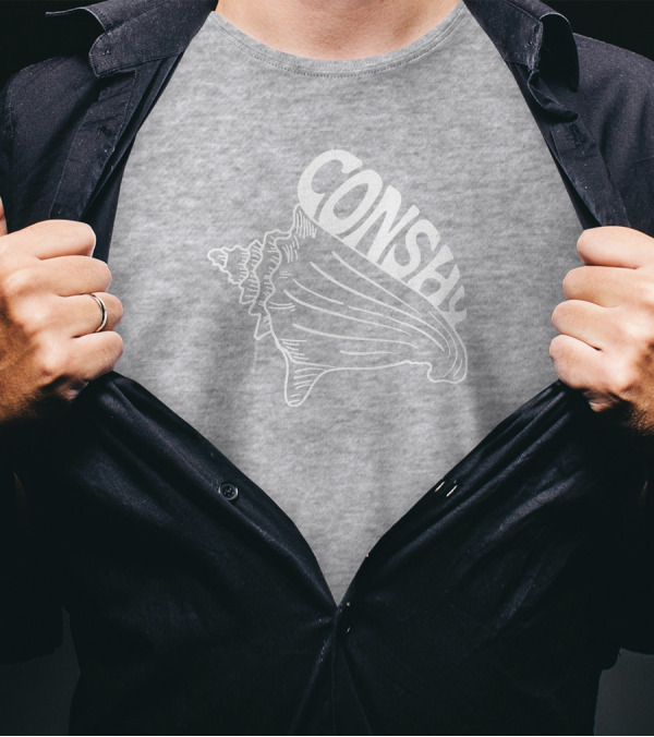 More Than The Curve Conshy Conch Shell T-Shirt