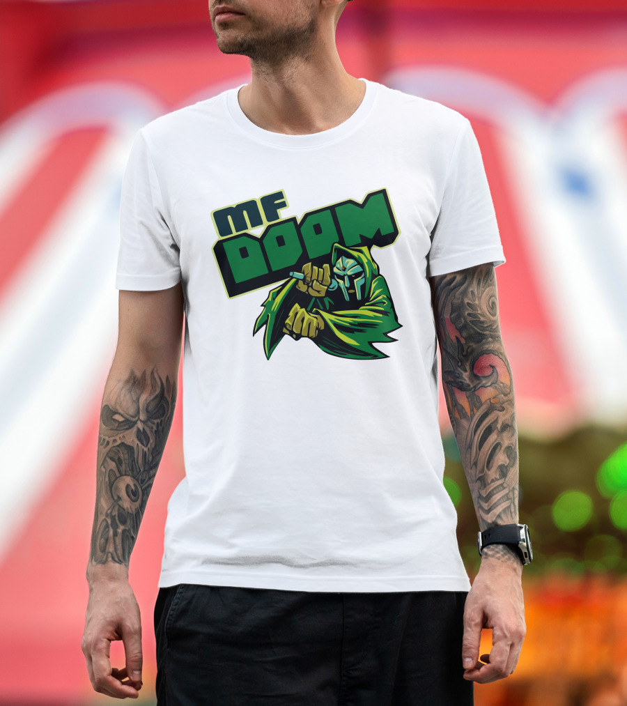MF Doom Merch Anti Hero Iconic Masked Rapper T-Shirt