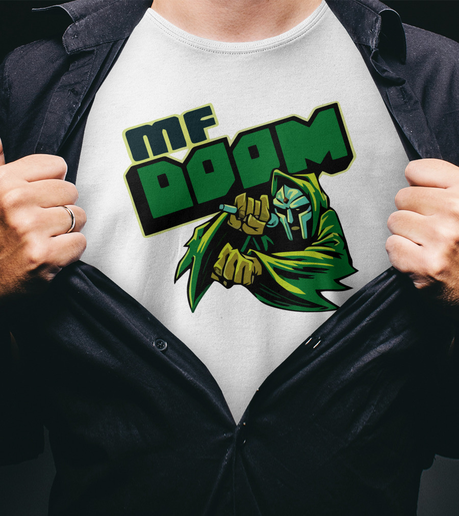 MF Doom Merch Anti Hero Iconic Masked Rapper T-Shirt