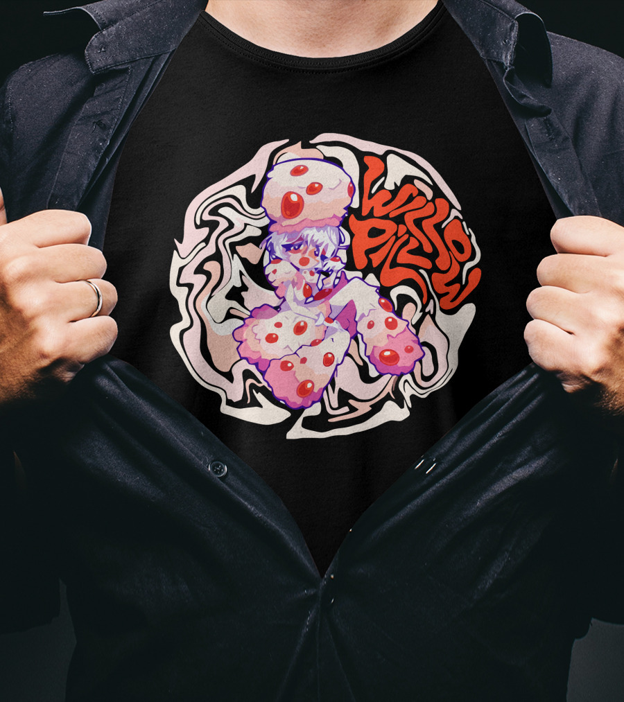 Willow Pill Trippy Swirl Cartoon Character T-Shirt