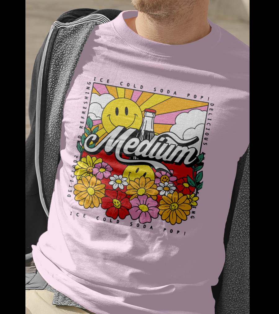 Medium Ice Cold Soda Pop Delicious Refreshing T-Shirt