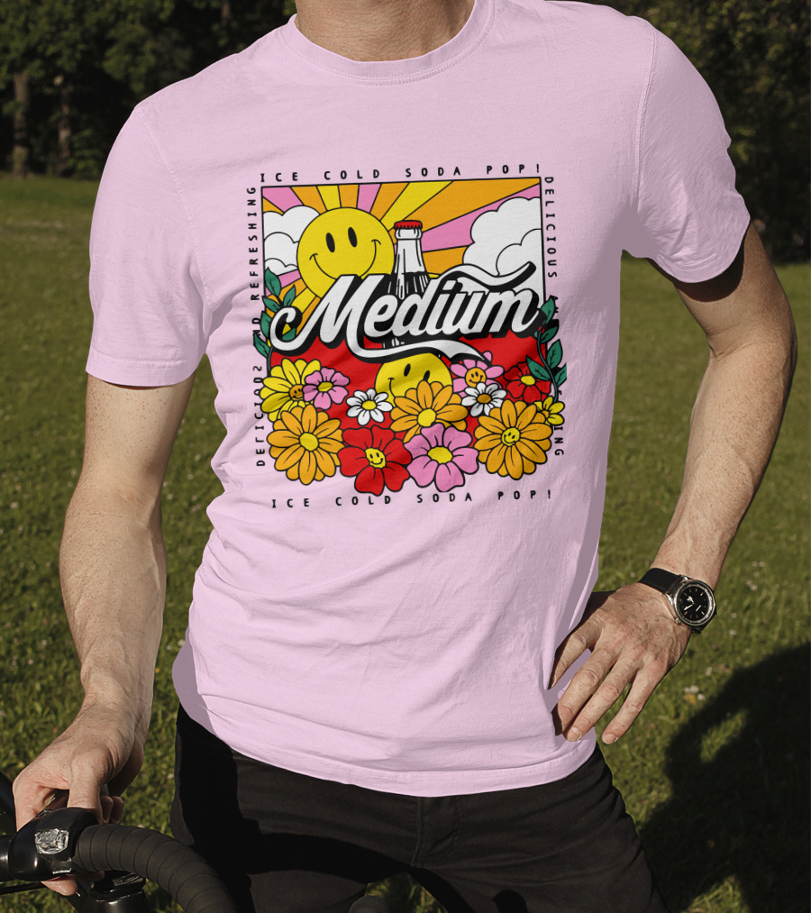 Medium Ice Cold Soda Pop Delicious Refreshing T-Shirt