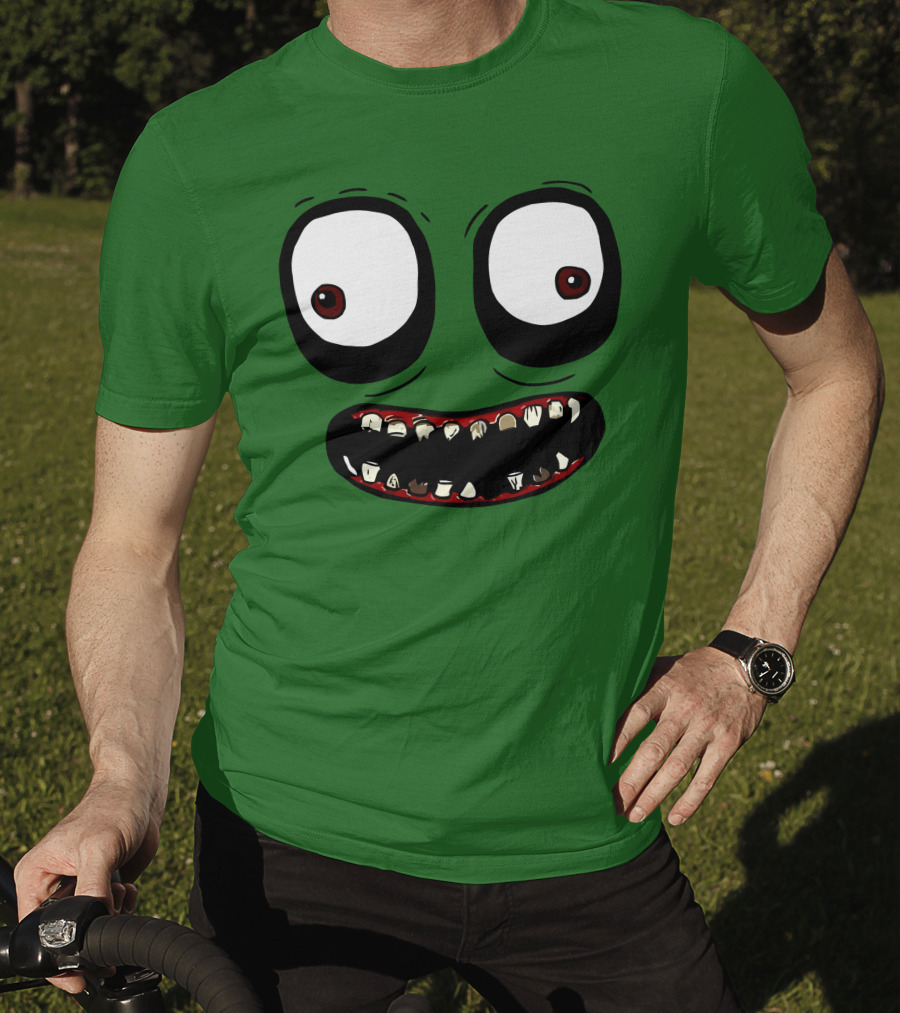Salad Fingers Creepy Cartoon Eyes And Teeth Merch T-Shirt