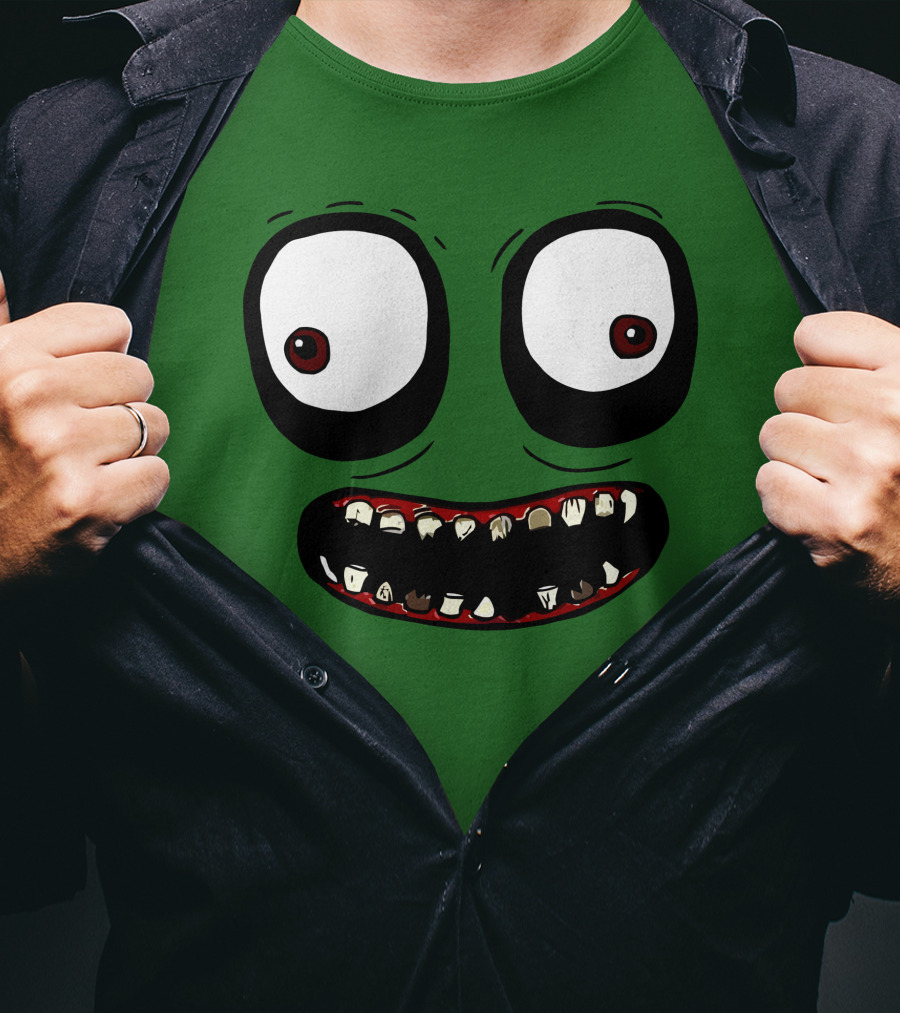 Salad Fingers Creepy Cartoon Eyes And Teeth Merch T-Shirt